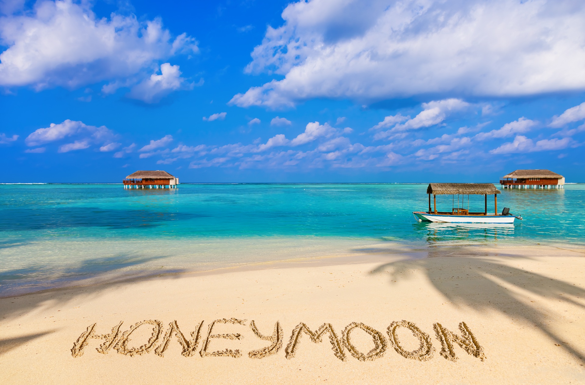 Strandmotiv mit Flitterwochenstimmung | Partnerringe

