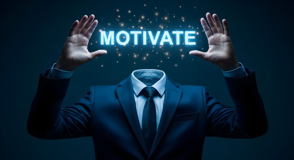 Leuchtender Motivation-Schriftzug zwischen Händen | Steuerberater Neu-Ulm